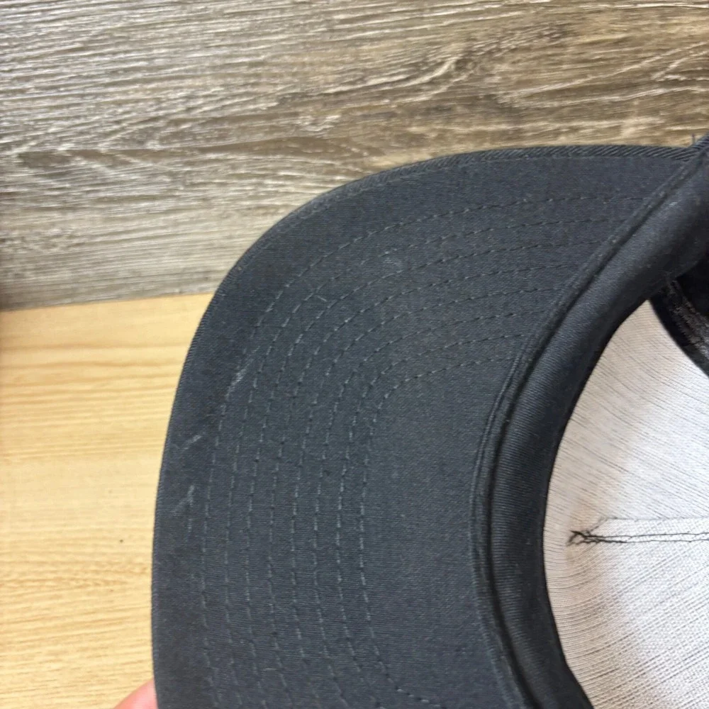 Vintage Drake Tire Hat Cap Snap Back Black Trucker Auto Service Adjustable‎